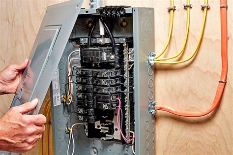 replacing electrical box in wall|how to install breaker box.